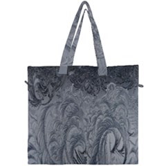 Ice Frost Crystals Canvas Travel Bag by artworkshop