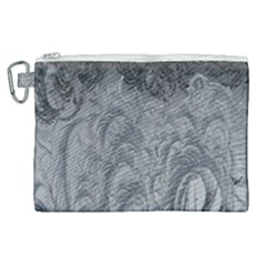 Ice Frost Crystals Canvas Cosmetic Bag (xl) by artworkshop