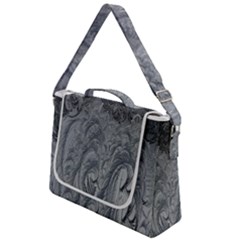 Ice Frost Crystals Box Up Messenger Bag by artworkshop