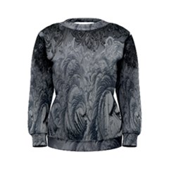 Ice Frost Crystals Women s Sweatshirt by artworkshop