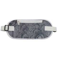 Ice Frost Crystals Rounded Waist Pouch by artworkshop