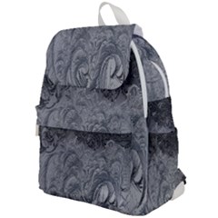 Ice Frost Crystals Top Flap Backpack by artworkshop