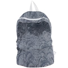 Ice Frost Crystals Foldable Lightweight Backpack by artworkshop