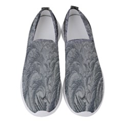 Ice Frost Crystals Women s Slip On Sneakers by artworkshop