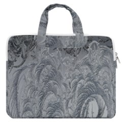 Ice Frost Crystals Macbook Pro 13  Double Pocket Laptop Bag by artworkshop