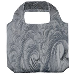 Ice Frost Crystals Foldable Grocery Recycle Bag by artworkshop