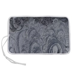 Ice Frost Crystals Pen Storage Case (l) by artworkshop