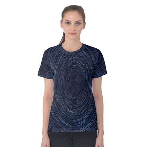  Stars Rotation  Women s Cotton Tee by artworkshop