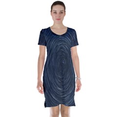  Stars Rotation  Short Sleeve Nightdress by artworkshop