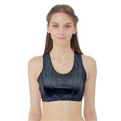  Stars Rotation  Sports Bra With Border by artworkshop