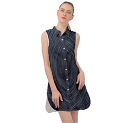  Stars Rotation  Sleeveless Shirt Dress by artworkshop