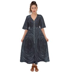  Stars Rotation  Kimono Sleeve Boho Dress by artworkshop