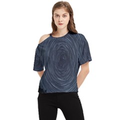  Stars Rotation  One Shoulder Cut Out Tee by artworkshop