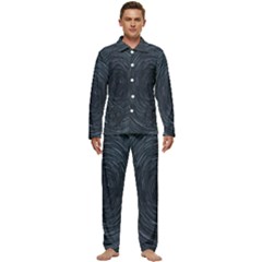  Stars Rotation  Men s Long Sleeve Velvet Pocket Pajamas Set by artworkshop