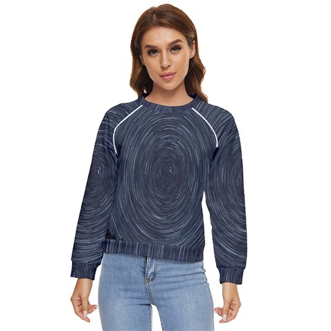  Stars Rotation  Women s Long Sleeve Raglan Tee by artworkshop