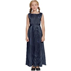  Stars Rotation  Kids  Satin Sleeveless Maxi Dress by artworkshop