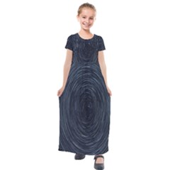  Stars Rotation  Kids  Short Sleeve Maxi Dress by artworkshop