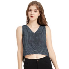  Stars Rotation  V-neck Cropped Tank Top by artworkshop