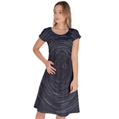  Stars Rotation  Classic Short Sleeve Dress by artworkshop