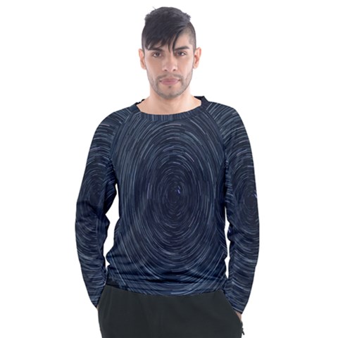  Stars Rotation  Men s Long Sleeve Raglan Tee by artworkshop