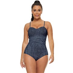  Stars Rotation  Retro Full Coverage Swimsuit