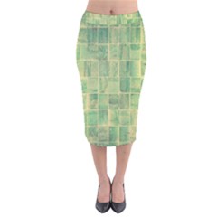 Bathroom Ceramic  Velvet Midi Pencil Skirt