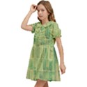 Bathroom Ceramic  Kids  Bow Tie Puff Sleeve Dress View3