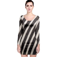  Zebra Pattern  Long Sleeve Bodycon Dress by artworkshop