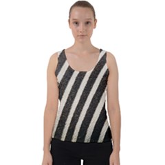  Zebra Pattern  Velvet Tank Top by artworkshop