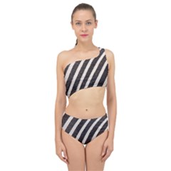  Zebra Pattern  Spliced Up Two Piece Swimsuit by artworkshop