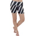  Zebra Pattern  Lightweight Velour Yoga Shorts View1