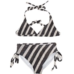  Zebra Pattern  Kids  Classic Bikini Set by artworkshop