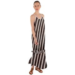  Zebra Pattern  Cami Maxi Ruffle Chiffon Dress by artworkshop