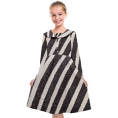  Zebra Pattern  Kids  Midi Sailor Dress by artworkshop