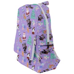 Purple Krampus Christmas Travelers  Backpack