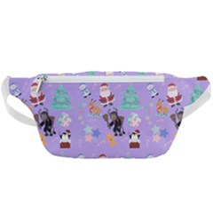 Purple Krampus Christmas Waist Bag 