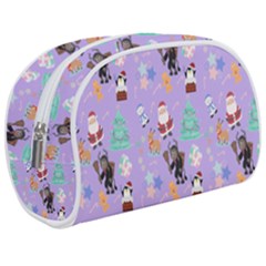 Purple Krampus Christmas Make Up Case (medium) by NerdySparkleGoth