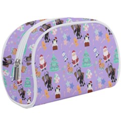 Purple Krampus Christmas Make Up Case (large)