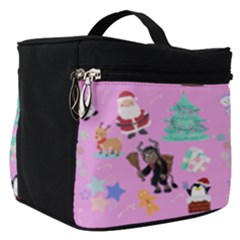 Pink Krampus Christmas Make Up Travel Bag (small)