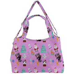 Pink Krampus Christmas Double Compartment Shoulder Bag