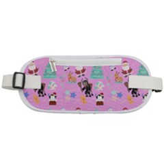 Pink Krampus Christmas Rounded Waist Pouch