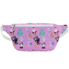 Pink Krampus Christmas Waist Bag 