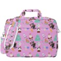 Pink Krampus Christmas MacBook Pro 16  Shoulder Laptop Bag View3