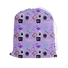 Pale Purple Goth Drawstring Pouch (2xl)