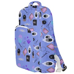 Pale Blue Goth Double Compartment Backpack