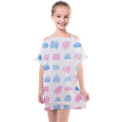 Background Collor Kids  One Piece Chiffon Dress by nate14shop