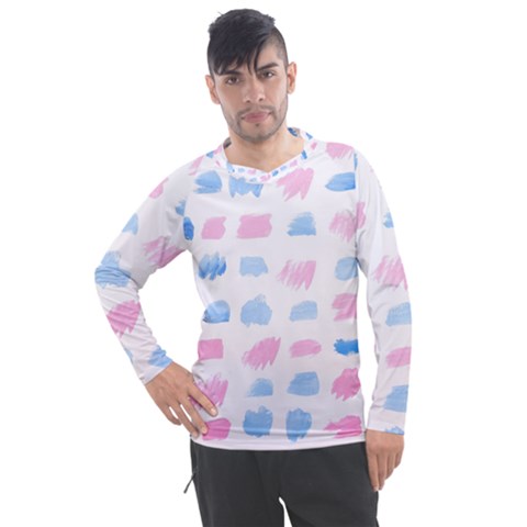 Background Collor Men s Pique Long Sleeve Tee by nate14shop