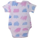 Background Collor Baby Short Sleeve Onesie Bodysuit View2