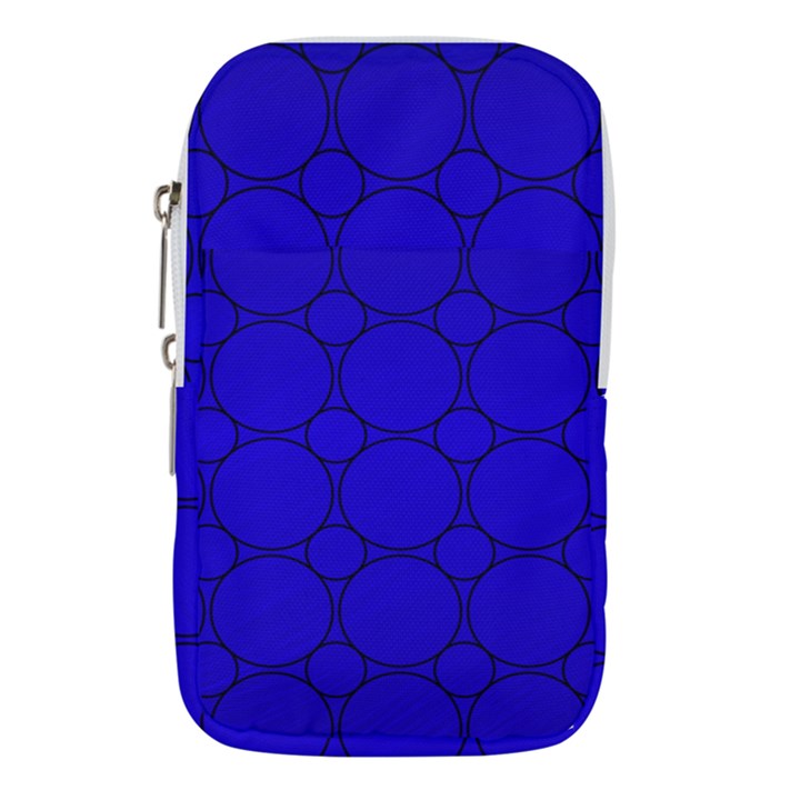 Background-blue Waist Pouch (Large)