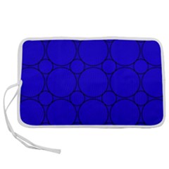 Background-blue Pen Storage Case (l)